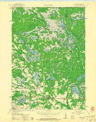 Wyeville Wisconsin Historical topographic map, 1:48000 scale, 15 X 15 Minute, Year 1958