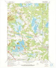 Wyeville Wisconsin Historical topographic map, 1:24000 scale, 7.5 X 7.5 Minute, Year 1970