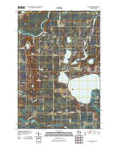 Yellow Lake Wisconsin Historical topographic map, 1:24000 scale, 7.5 X 7.5 Minute, Year 2010