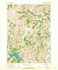 Yellowstone Lake Wisconsin Historical topographic map, 1:24000 scale, 7.5 X 7.5 Minute, Year 1962
