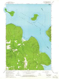 York Island Wisconsin Historical topographic map, 1:24000 scale, 7.5 X 7.5 Minute, Year 1964