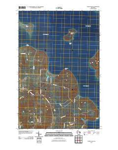 York Island Wisconsin Historical topographic map, 1:24000 scale, 7.5 X 7.5 Minute, Year 2010