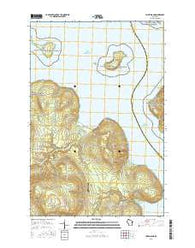 York Island Wisconsin Current topographic map, 1:24000 scale, 7.5 X 7.5 Minute, Year 2015