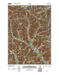 Yuba Wisconsin Historical topographic map, 1:24000 scale, 7.5 X 7.5 Minute, Year 2010
