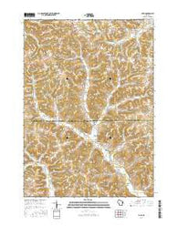 Yuba Wisconsin Current topographic map, 1:24000 scale, 7.5 X 7.5 Minute, Year 2016