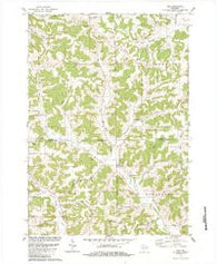 Yuba Wisconsin Historical topographic map, 1:24000 scale, 7.5 X 7.5 Minute, Year 1983