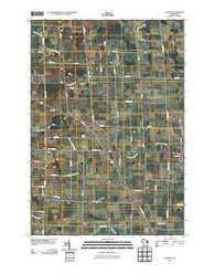 Zachow Wisconsin Historical topographic map, 1:24000 scale, 7.5 X 7.5 Minute, Year 2010