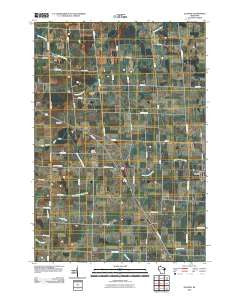 Zachow Wisconsin Historical topographic map, 1:24000 scale, 7.5 X 7.5 Minute, Year 2010
