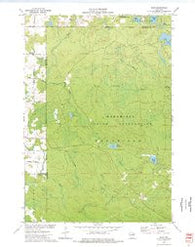 Zoar Wisconsin Historical topographic map, 1:24000 scale, 7.5 X 7.5 Minute, Year 1973