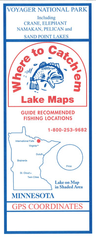Buy map CRANE LAKE Fishing Map