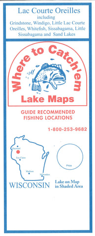 Buy map LAC COUTE-ORIELLES Fishing Map