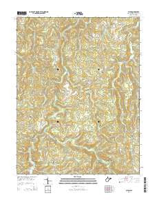 Alton West Virginia Historical topographic map, 1:24000 scale, 7.5 X 7.5 Minute, Year 2014