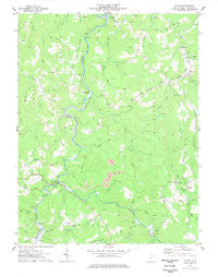 Alton West Virginia Historical topographic map, 1:24000 scale, 7.5 X 7.5 Minute, Year 1977