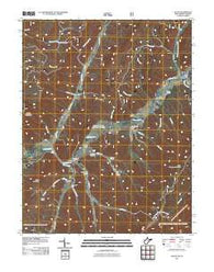 Alvon West Virginia Historical topographic map, 1:24000 scale, 7.5 X 7.5 Minute, Year 2011
