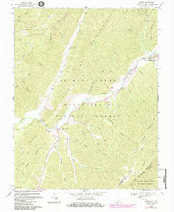 Alvon West Virginia Historical topographic map, 1:24000 scale, 7.5 X 7.5 Minute, Year 1969