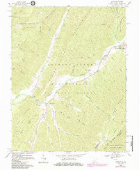 Alvon West Virginia Historical topographic map, 1:24000 scale, 7.5 X 7.5 Minute, Year 1969