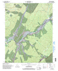 Alvon West Virginia Historical topographic map, 1:24000 scale, 7.5 X 7.5 Minute, Year 1995