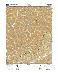 Anawalt West Virginia Historical topographic map, 1:24000 scale, 7.5 X 7.5 Minute, Year 2014