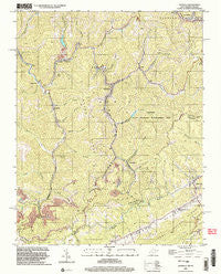 Anawalt West Virginia Historical topographic map, 1:24000 scale, 7.5 X 7.5 Minute, Year 2001