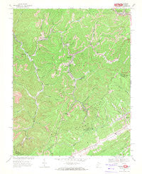 Anawalt West Virginia Historical topographic map, 1:24000 scale, 7.5 X 7.5 Minute, Year 1968