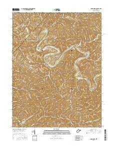 Annamoriah West Virginia Current topographic map, 1:24000 scale, 7.5 X 7.5 Minute, Year 2016