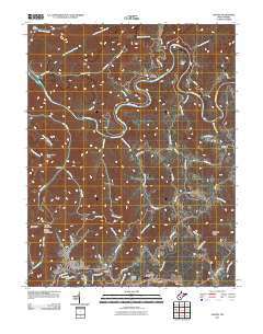 Ansted West Virginia Historical topographic map, 1:24000 scale, 7.5 X 7.5 Minute, Year 2011