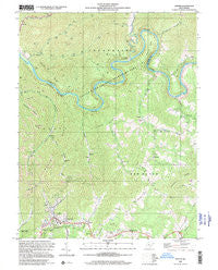 Ansted West Virginia Historical topographic map, 1:24000 scale, 7.5 X 7.5 Minute, Year 2000