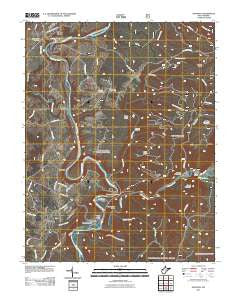 Anthony West Virginia Historical topographic map, 1:24000 scale, 7.5 X 7.5 Minute, Year 2011