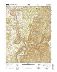 Anthony West Virginia Historical topographic map, 1:24000 scale, 7.5 X 7.5 Minute, Year 2014