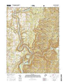 Anthony West Virginia Current topographic map, 1:24000 scale, 7.5 X 7.5 Minute, Year 2016