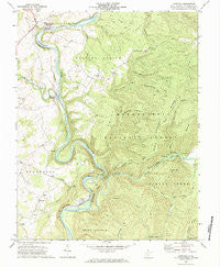 Anthony West Virginia Historical topographic map, 1:24000 scale, 7.5 X 7.5 Minute, Year 1972