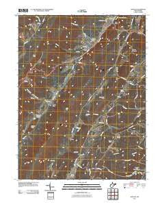 Antioch West Virginia Historical topographic map, 1:24000 scale, 7.5 X 7.5 Minute, Year 2011
