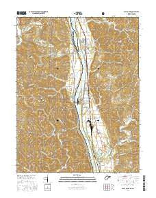 Apple Grove West Virginia Current topographic map, 1:24000 scale, 7.5 X 7.5 Minute, Year 2016