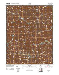 Arlee West Virginia Historical topographic map, 1:24000 scale, 7.5 X 7.5 Minute, Year 2011