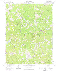 Arlee West Virginia Historical topographic map, 1:24000 scale, 7.5 X 7.5 Minute, Year 1958