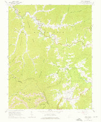 Arnett West Virginia Historical topographic map, 1:24000 scale, 7.5 X 7.5 Minute, Year 1964
