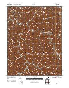 Arnoldsburg West Virginia Historical topographic map, 1:24000 scale, 7.5 X 7.5 Minute, Year 2011