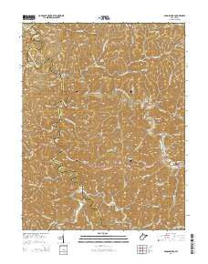 Arnoldsburg West Virginia Historical topographic map, 1:24000 scale, 7.5 X 7.5 Minute, Year 2014