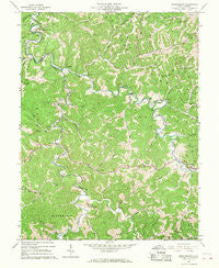 Arnoldsburg West Virginia Historical topographic map, 1:24000 scale, 7.5 X 7.5 Minute, Year 1965