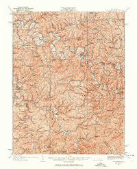 Arnoldsburg West Virginia Historical topographic map, 1:62500 scale, 15 X 15 Minute, Year 1925