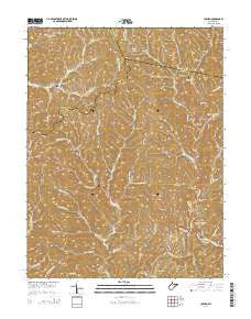Auburn West Virginia Historical topographic map, 1:24000 scale, 7.5 X 7.5 Minute, Year 2014
