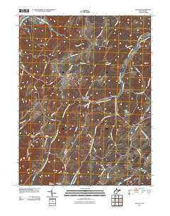 Augusta West Virginia Historical topographic map, 1:24000 scale, 7.5 X 7.5 Minute, Year 2011