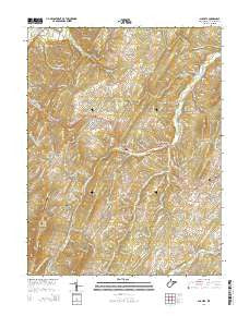 Augusta West Virginia Historical topographic map, 1:24000 scale, 7.5 X 7.5 Minute, Year 2014