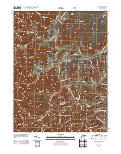 Aurora West Virginia Historical topographic map, 1:24000 scale, 7.5 X 7.5 Minute, Year 2011