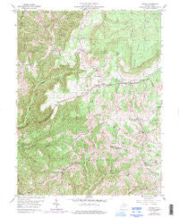 Aurora West Virginia Historical topographic map, 1:24000 scale, 7.5 X 7.5 Minute, Year 1959