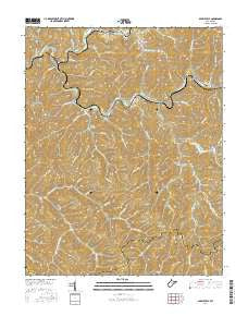 Baileysville West Virginia Current topographic map, 1:24000 scale, 7.5 X 7.5 Minute, Year 2016