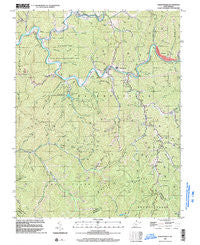 Baileysville West Virginia Historical topographic map, 1:24000 scale, 7.5 X 7.5 Minute, Year 1996