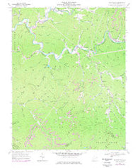 Baileysville West Virginia Historical topographic map, 1:24000 scale, 7.5 X 7.5 Minute, Year 1968