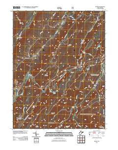 Baker West Virginia Historical topographic map, 1:24000 scale, 7.5 X 7.5 Minute, Year 2011