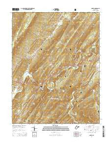 Baker West Virginia Historical topographic map, 1:24000 scale, 7.5 X 7.5 Minute, Year 2014